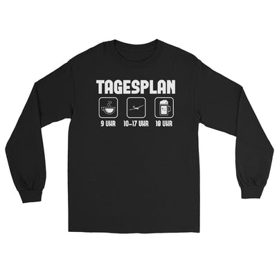 Tagesplan - Herren Longsleeve berge xxx yyy zzz Black