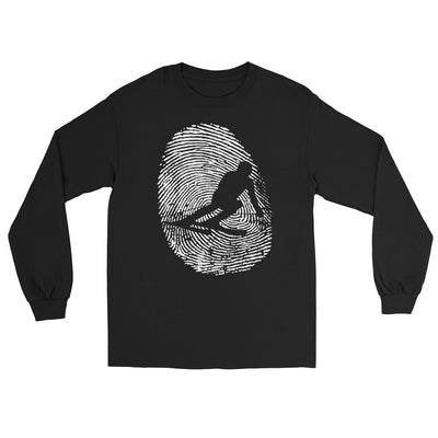 Thumb Print - Skifahren - Herren Longsleeve klettern ski xxx yyy zzz Black