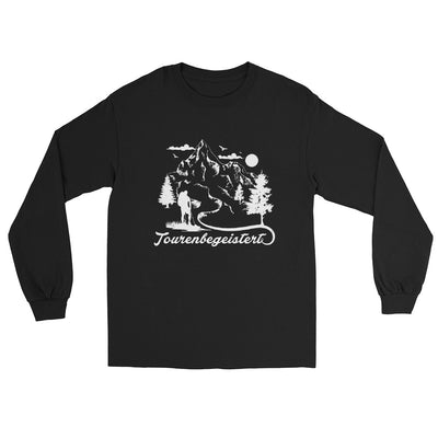 Tourenbegeistert - Herren Longsleeve wandern xxx yyy zzz Black