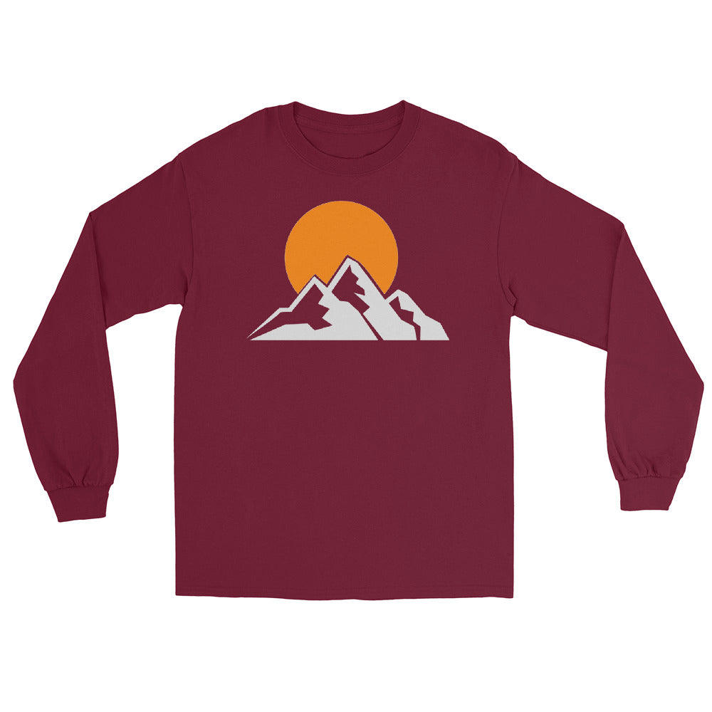 Berge (26) - Herren Longsleeve berge xxx yyy zzz Maroon