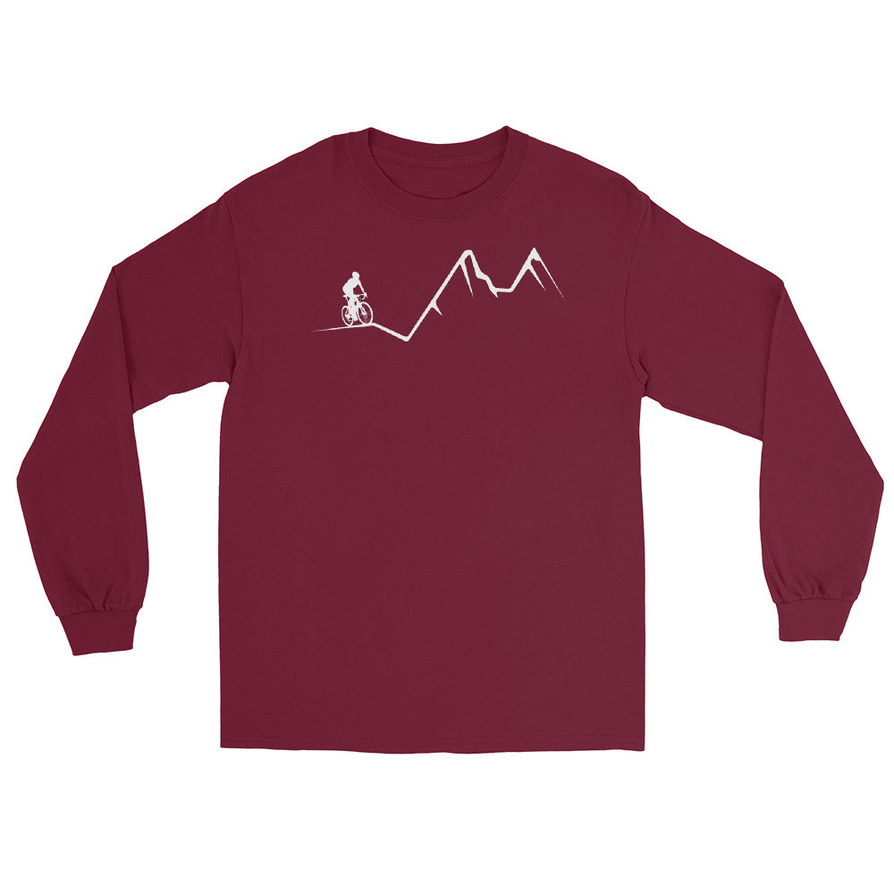 Berge - Radfahren - (16) - Herren Longsleeve fahrrad xxx yyy zzz Maroon