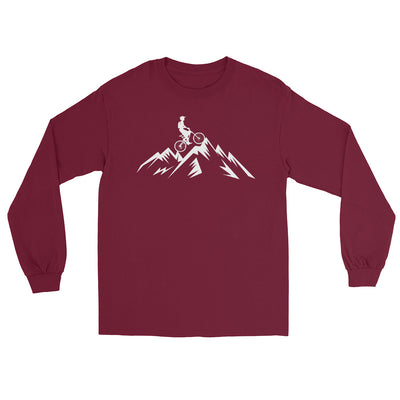 Berge - Radfahren - (18) - Herren Longsleeve fahrrad xxx yyy zzz Maroon