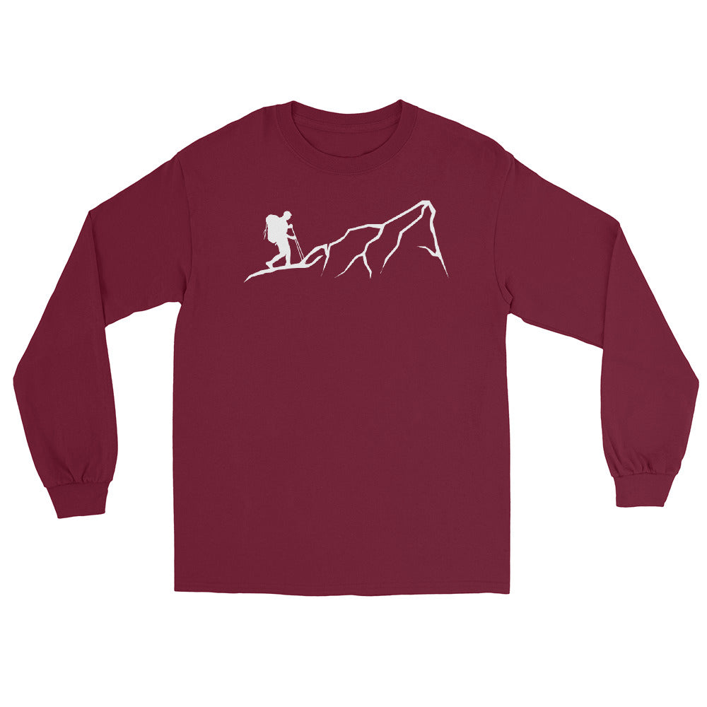 Berge - Wandern - (17) - Herren Longsleeve wandern xxx yyy zzz Maroon