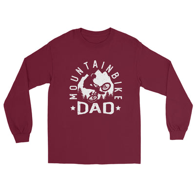 Mountainbike Dad - (M) - Herren Longsleeve xxx yyy zzz Maroon