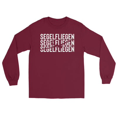 Segelfliegen - Herren Longsleeve berge xxx yyy zzz Maroon