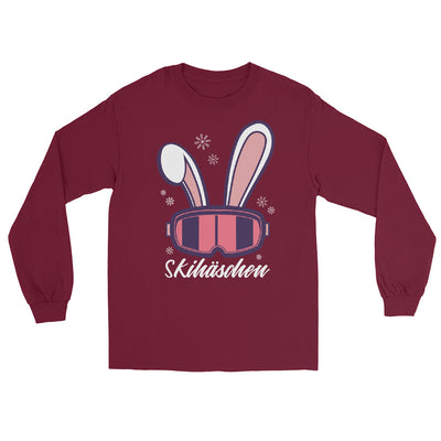 Skihäschen - (S.K) - Herren Longsleeve klettern xxx yyy zzz Maroon