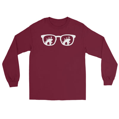 Sonnenbrille und Klettern - Herren Longsleeve klettern xxx yyy zzz Maroon