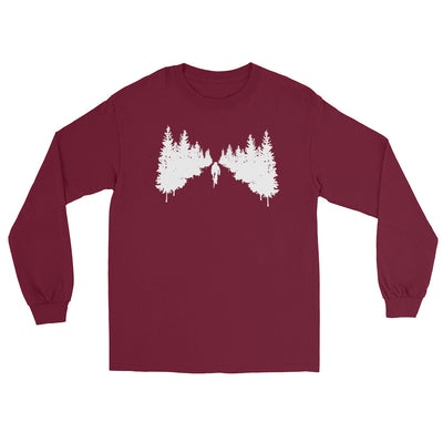 Bäume - Radfahren - Herren Longsleeve fahrrad xxx yyy zzz Maroon