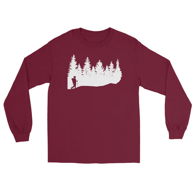 Bäume - Wandern - Herren Longsleeve wandern xxx yyy zzz Maroon