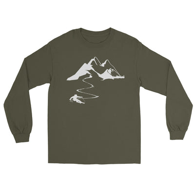 Skisüchtig - Herren Longsleeve ski Military Green