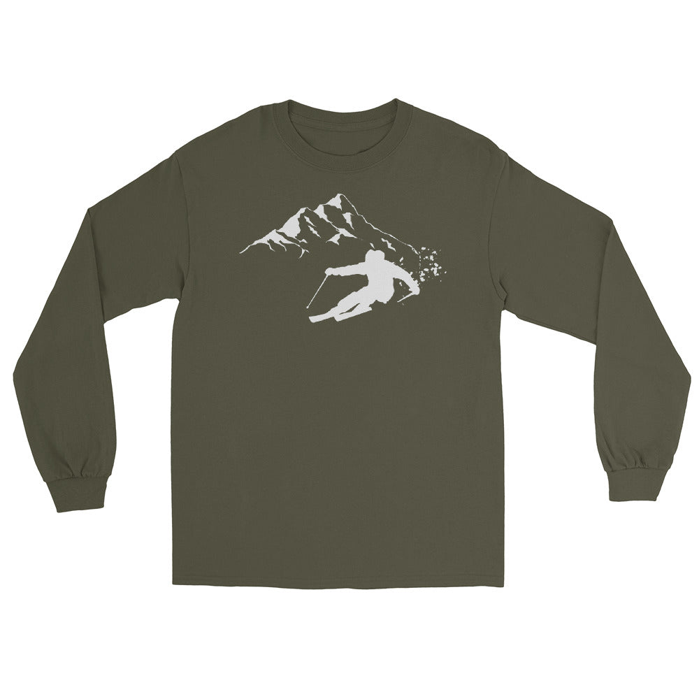 Tiefschnee Skier - Herren Longsleeve ski Military Green