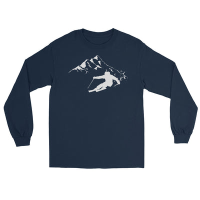 Tiefschnee Skier - Herren Longsleeve ski Navy