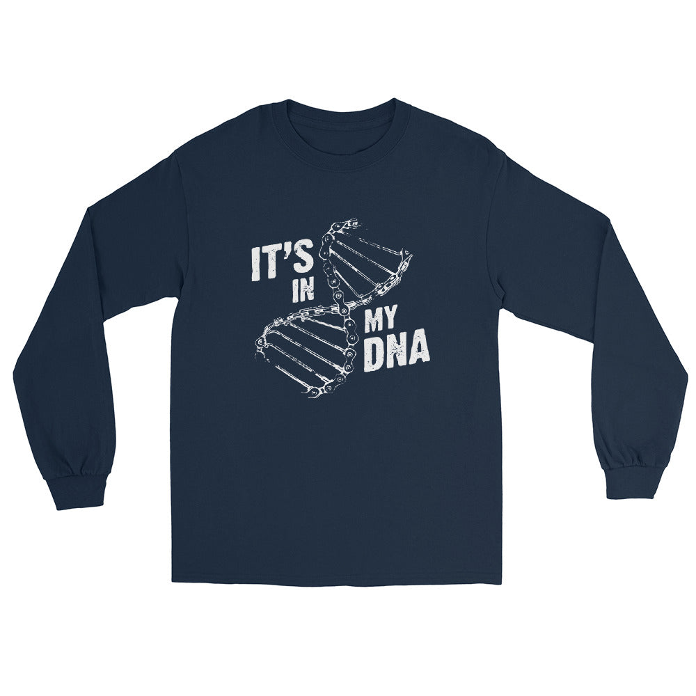 Its in my DNA - Herren Longsleeve fahrrad xxx yyy zzz Navy