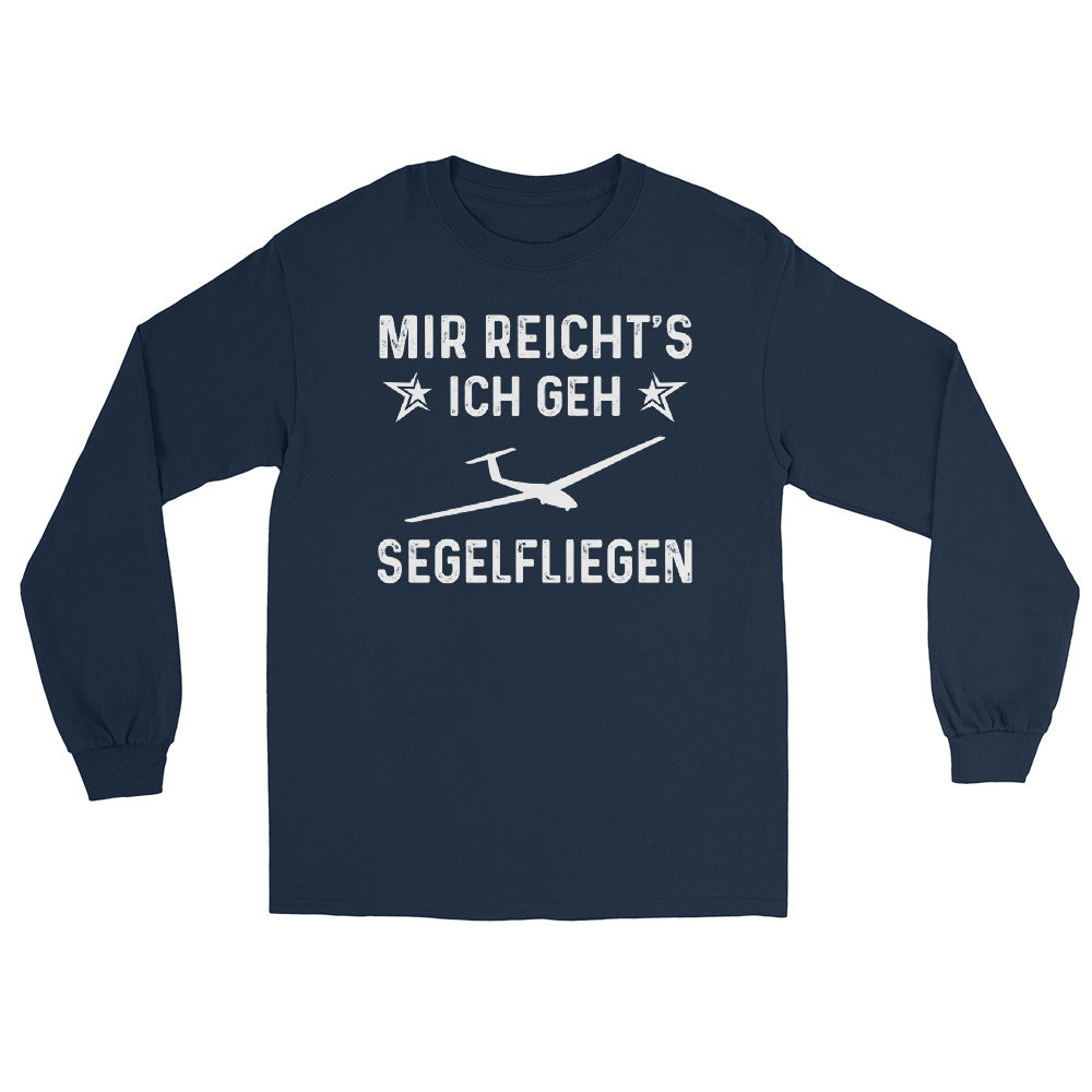 Mir Reicht's Ich Gen Segelfliegen - Herren Longsleeve berge xxx yyy zzz Navy