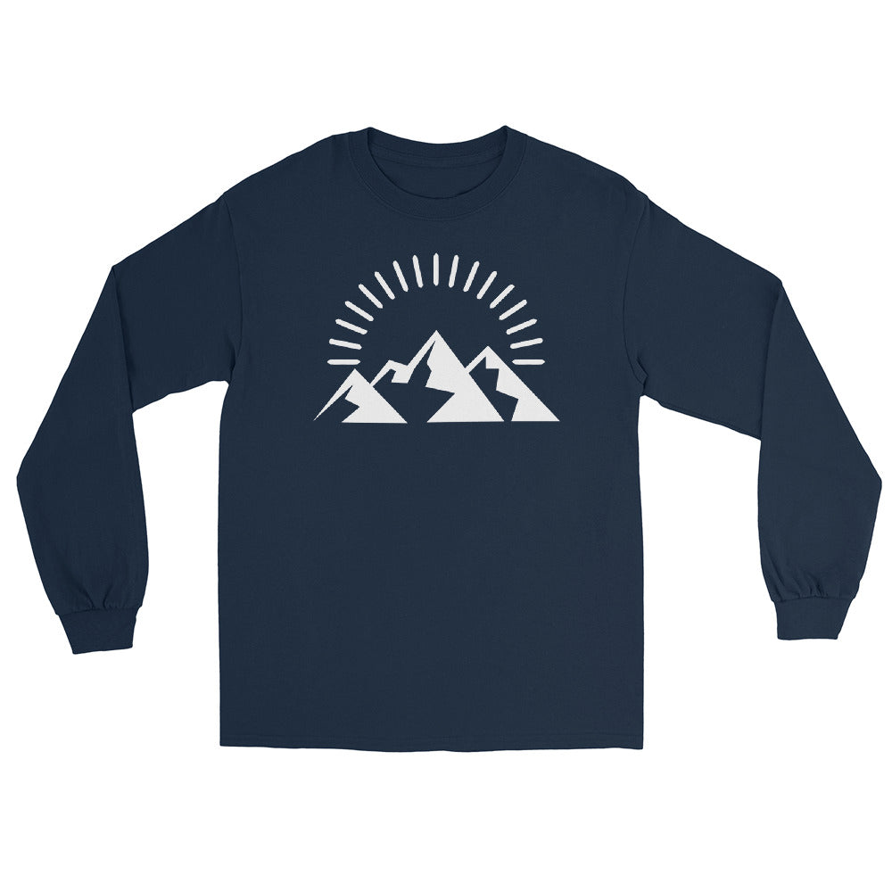 Berge (19) - Herren Longsleeve berge xxx yyy zzz Navy