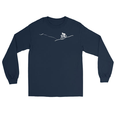 Berge - Radfahren - (15) - Herren Longsleeve fahrrad xxx yyy zzz Navy