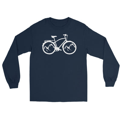 Berge - Radfahren - (17) - Herren Longsleeve fahrrad xxx yyy zzz Navy