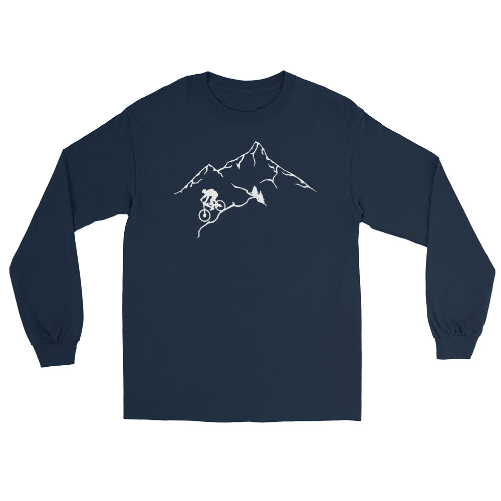 Berge - Mountaingbiking - (M) - Herren Longsleeve xxx yyy zzz Navy