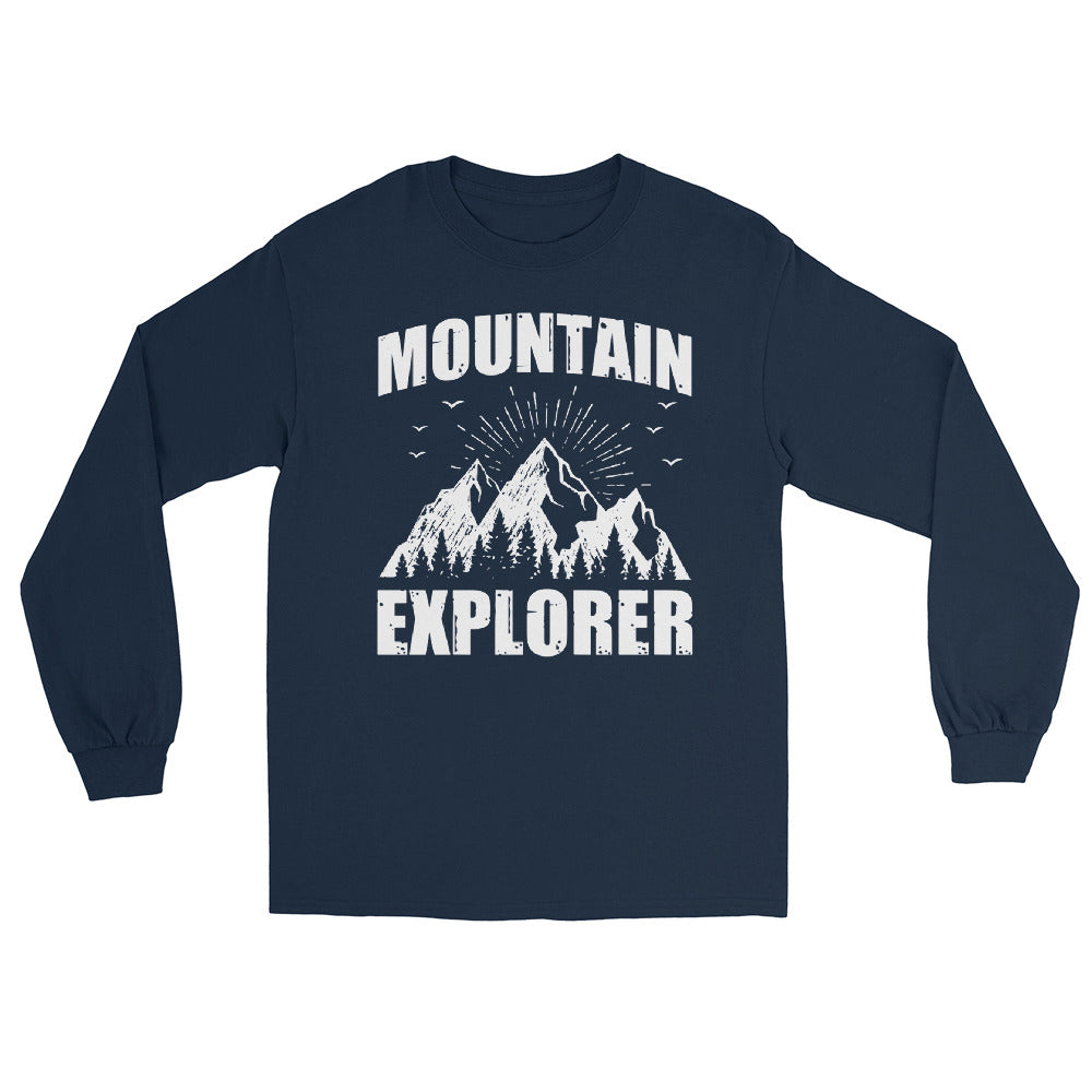 Berge Explorer - Herren Longsleeve berge xxx yyy zzz Navy