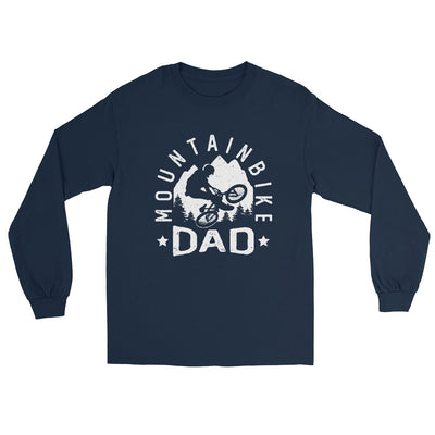 Mountainbike Dad - (M) - Herren Longsleeve xxx yyy zzz Navy