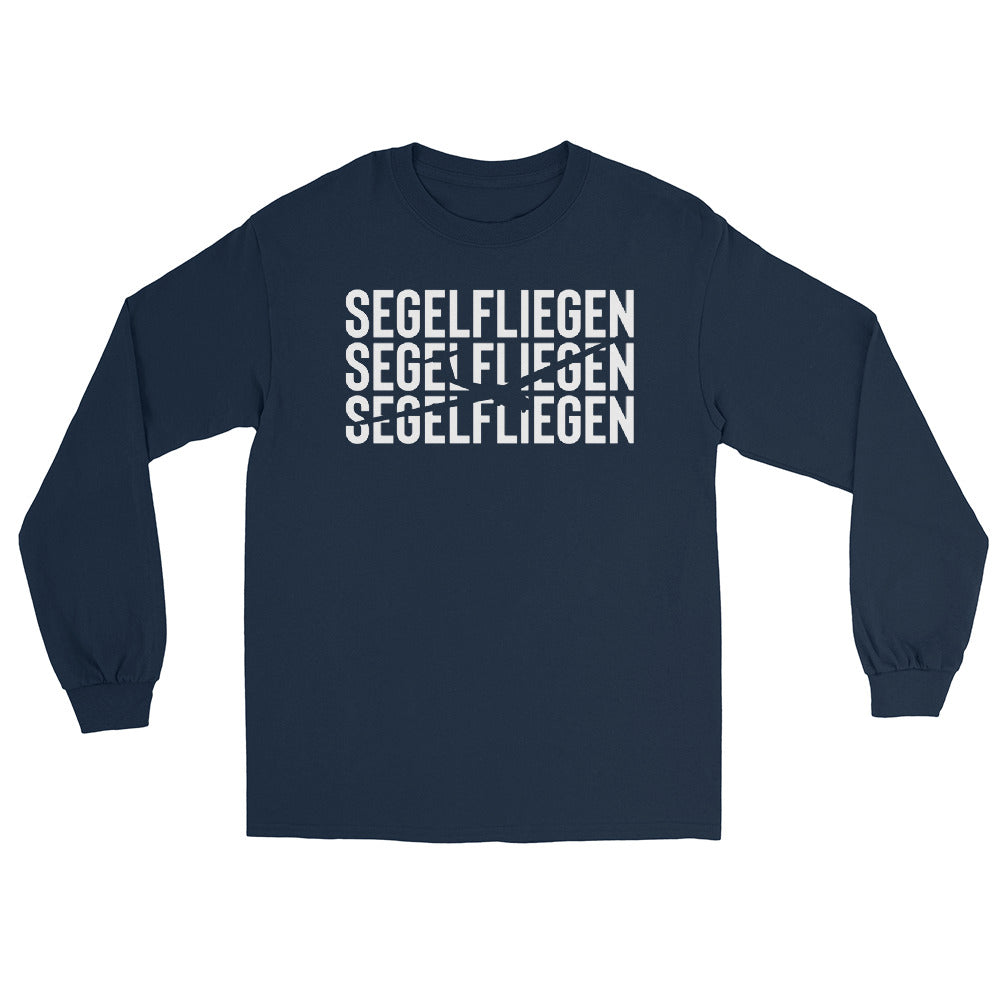 Segelfliegen - Herren Longsleeve berge xxx yyy zzz Navy