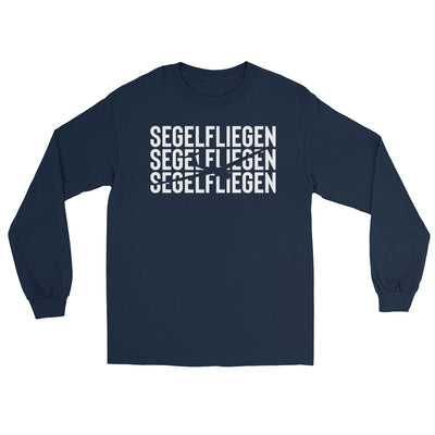 Segelfliegen - Herren Longsleeve berge xxx yyy zzz Navy