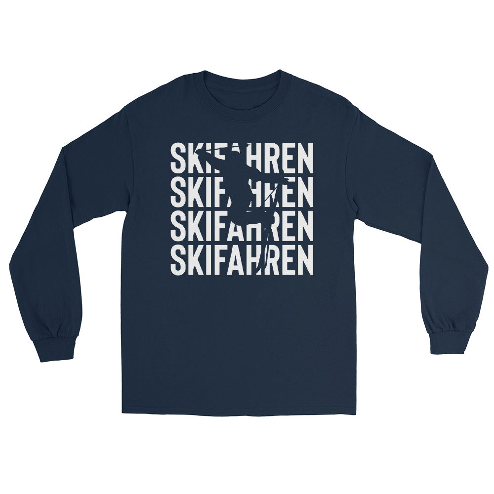 Skifahren - Herren Longsleeve klettern ski xxx yyy zzz Navy