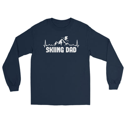 Skifahren Dad 1 - Herren Longsleeve klettern ski xxx yyy zzz Navy