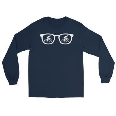 Sonnenbrille und Radfahren 1 - Herren Longsleeve fahrrad xxx yyy zzz Navy