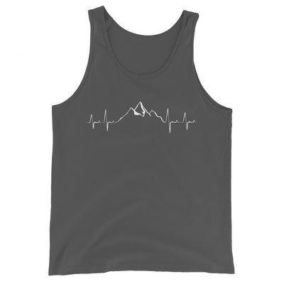 Herzschlag Berge - Herren Tanktop berge klettern wandern Asphalt