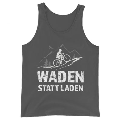 Waden statt laden - Herren Tanktop fahrrad mountainbike Asphalt