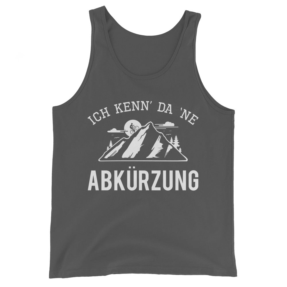 Ich kenn da ne Abkürzung - Herren Tanktop mountainbike Asphalt