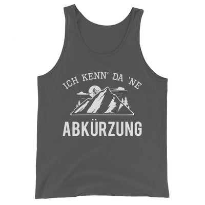 Ich kenn da ne Abkürzung - Herren Tanktop mountainbike Asphalt