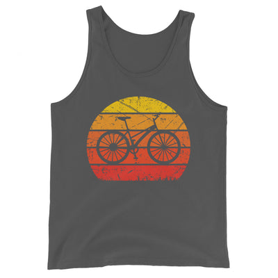 Vintage Sun and Cycling - Herren Tanktop fahrrad Asphalt