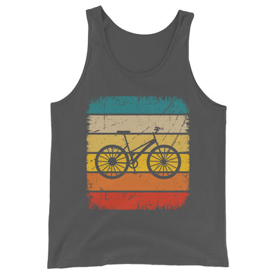 Vintage Square and Cycling - Herren Tanktop fahrrad Asphalt