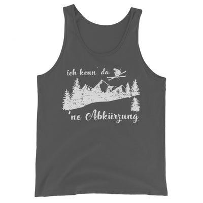 Ich kenn' da 'ne Abkürzung - Herren Tanktop klettern ski xxx yyy zzz Asphalt