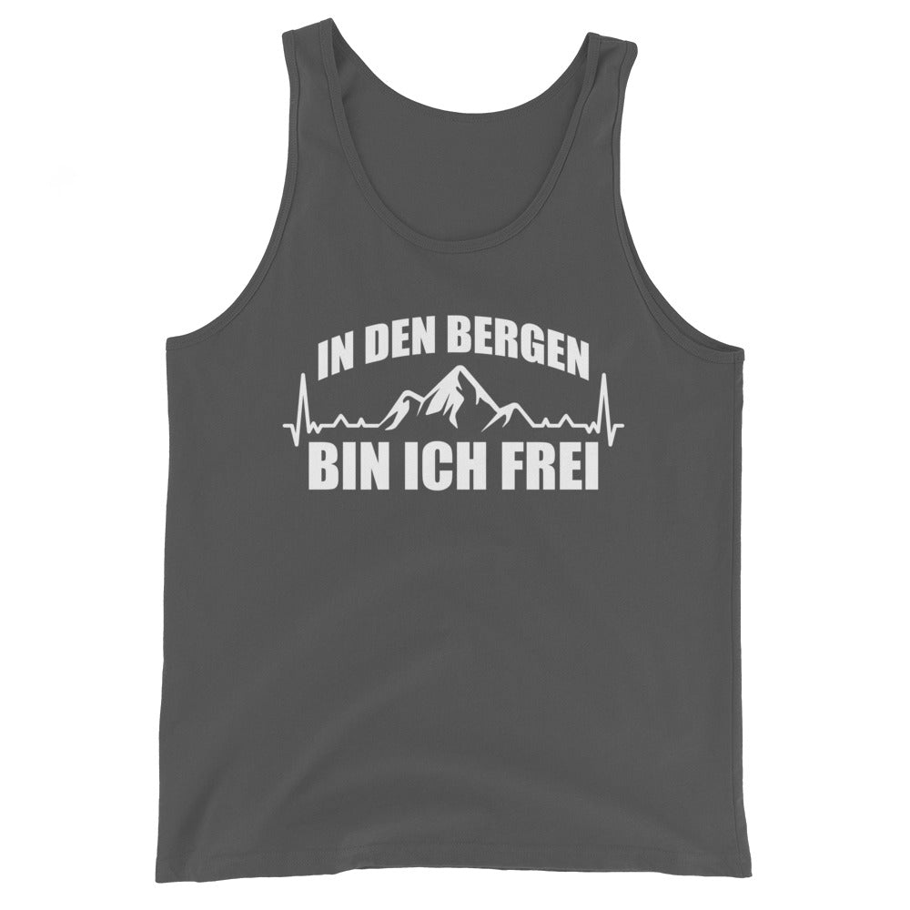 In Den Bergen Bin Ich Frei 1 - Herren Tanktop berge xxx yyy zzz Asphalt