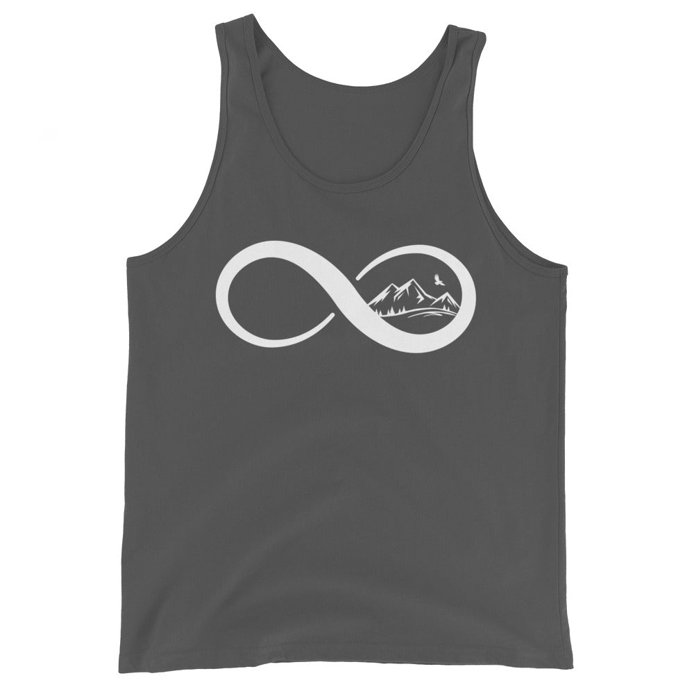 Infinity and Mountain - Herren Tanktop berge xxx yyy zzz Asphalt