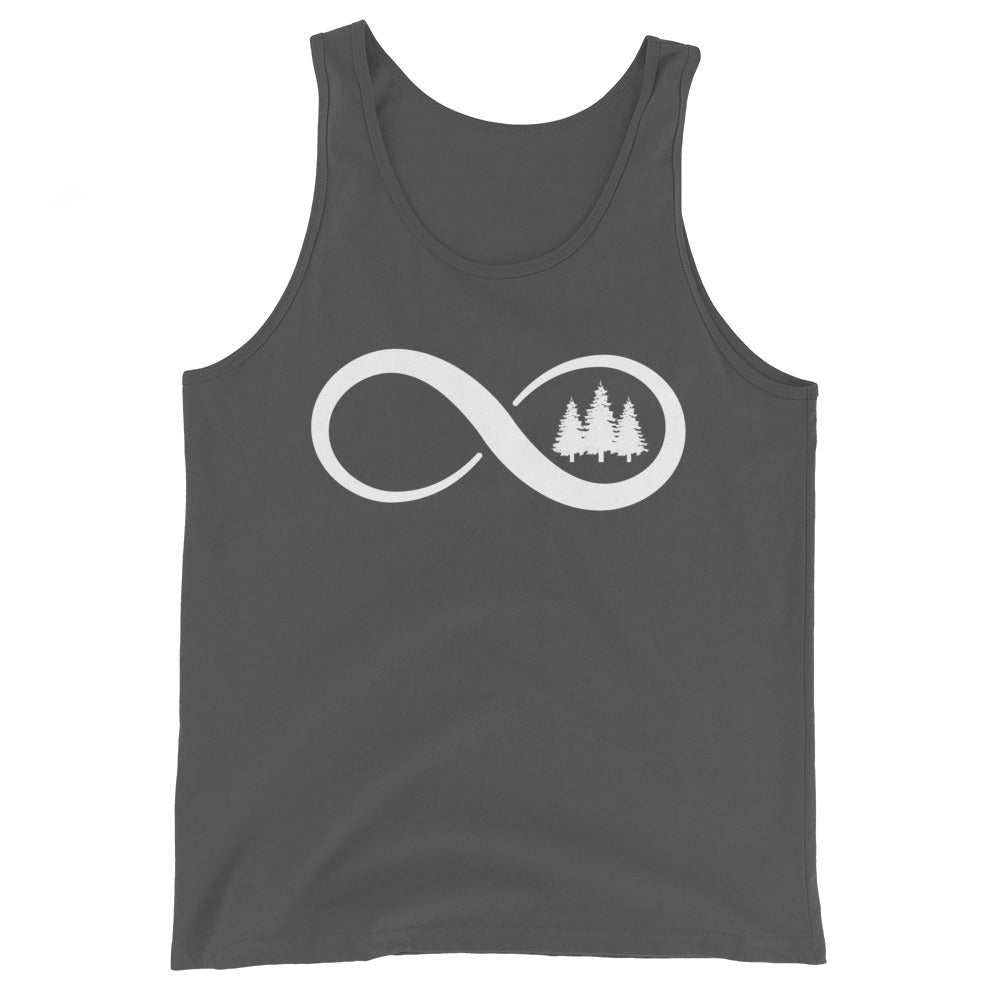 Infinity and Tree - Herren Tanktop camping xxx yyy zzz Asphalt