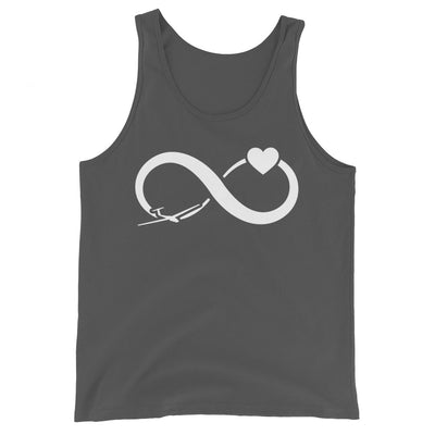 Infinity Heart and Sailplane - Herren Tanktop berge xxx yyy zzz Asphalt