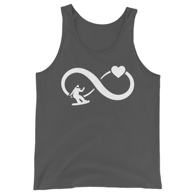 Infinity Heart and Snowboarding 1 - Herren Tanktop snowboarden xxx yyy zzz Asphalt