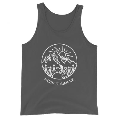 Keep it Simple - Herren Tanktop fahrrad xxx yyy zzz Asphalt