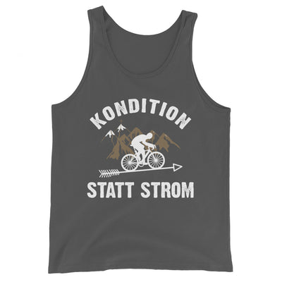 Kondition statt Strom - Herren Tanktop fahrrad xxx yyy zzz Asphalt