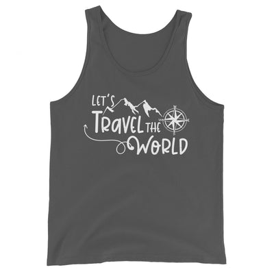 Lets travel the world - Herren Tanktop camping wandern xxx yyy zzz Asphalt