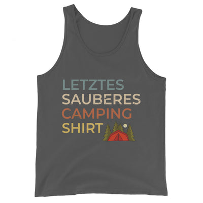 Letztes sauberes Camping Shirt - Herren Tanktop camping xxx yyy zzz Asphalt