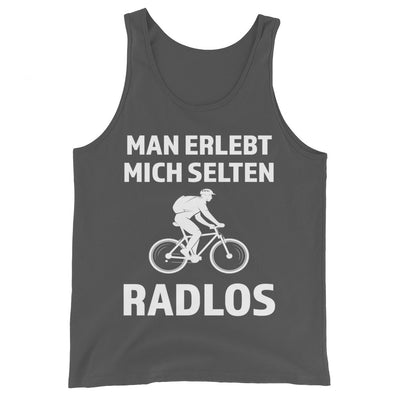 Man erlebt mich selten radlos - Herren Tanktop fahrrad xxx yyy zzz Asphalt