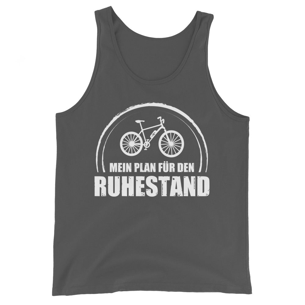 Mein Plan Fur Den Ruhestand - Herren Tanktop e-bike xxx yyy zzz Asphalt