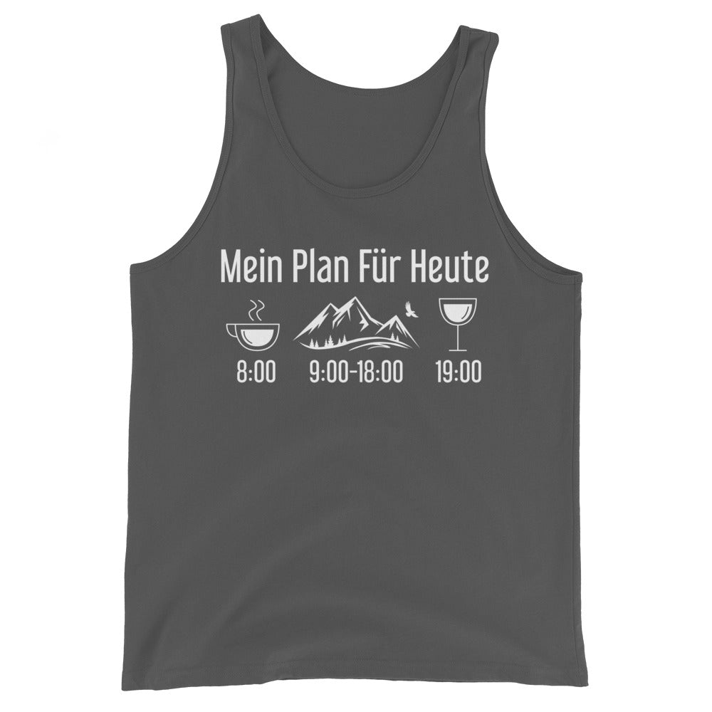 Mein Plan Für Heute - Herren Tanktop berge xxx yyy zzz Asphalt