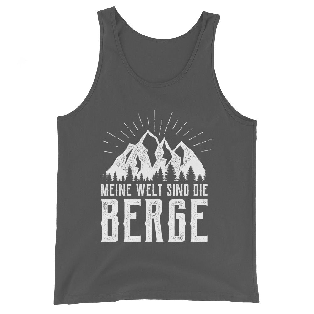 Meine Welt sind die Berge - Herren Tanktop berge xxx yyy zzz Asphalt