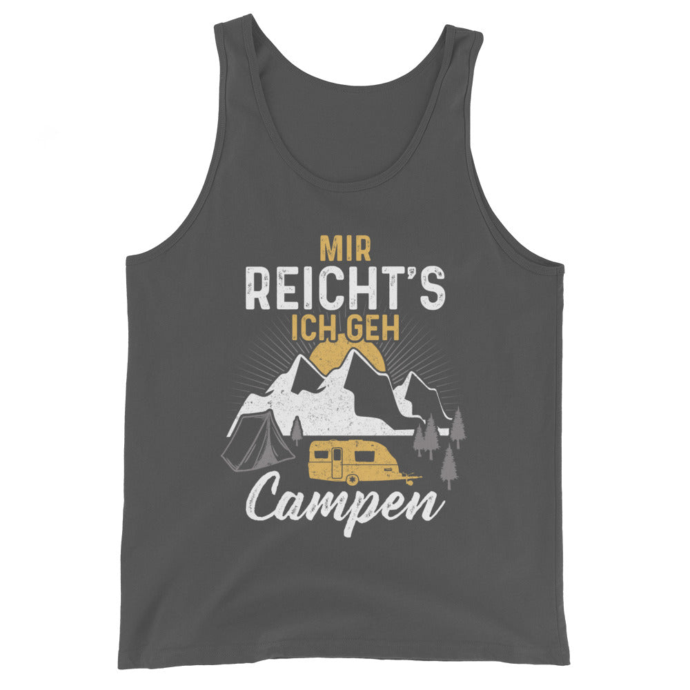 Mir reichts ich geh Campen - Herren Tanktop camping xxx yyy zzz Asphalt